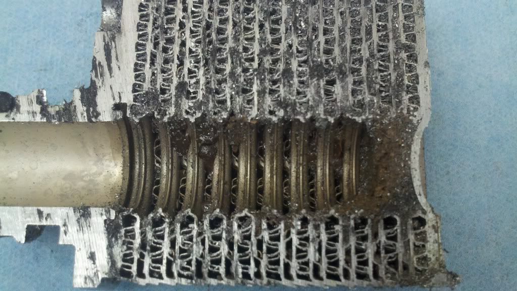 Clogged oil cooler pics Ford Truck Enthusiasts Forums