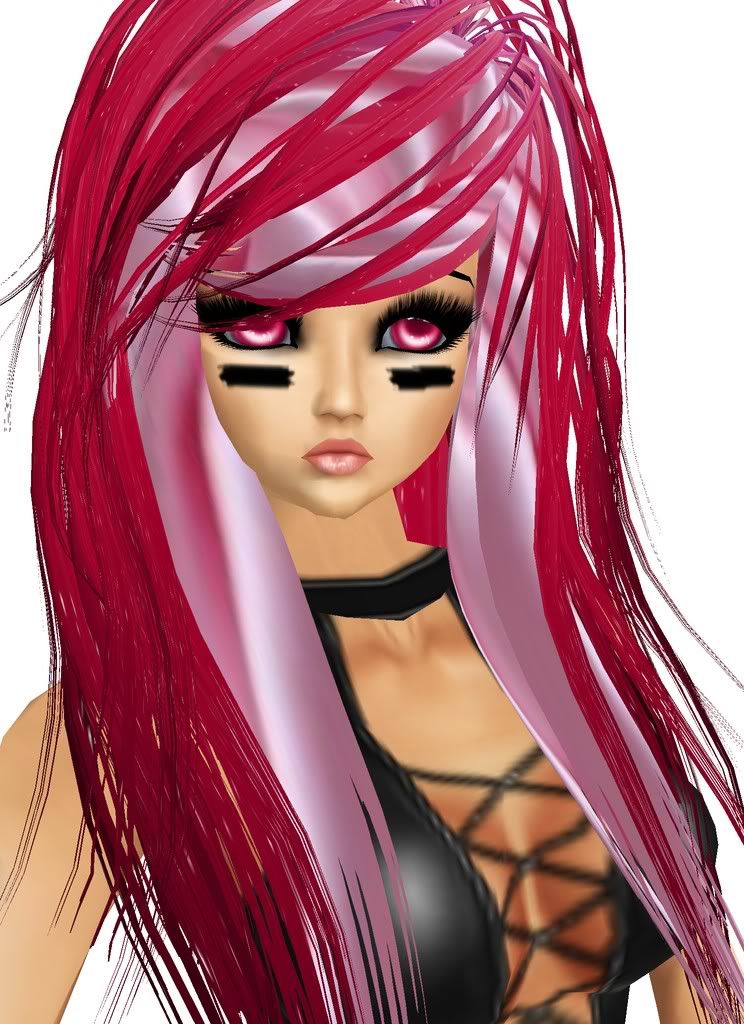 2-toned pink hair, imvu hair