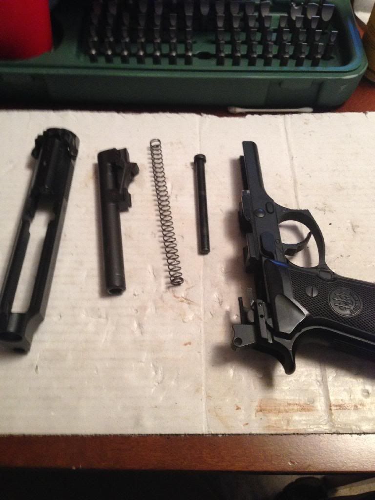 Beretta 92 series. Complete disassembly and reassembly