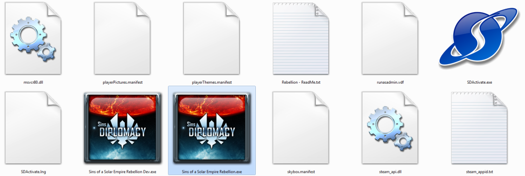 Sins Rebellion Beta Icons