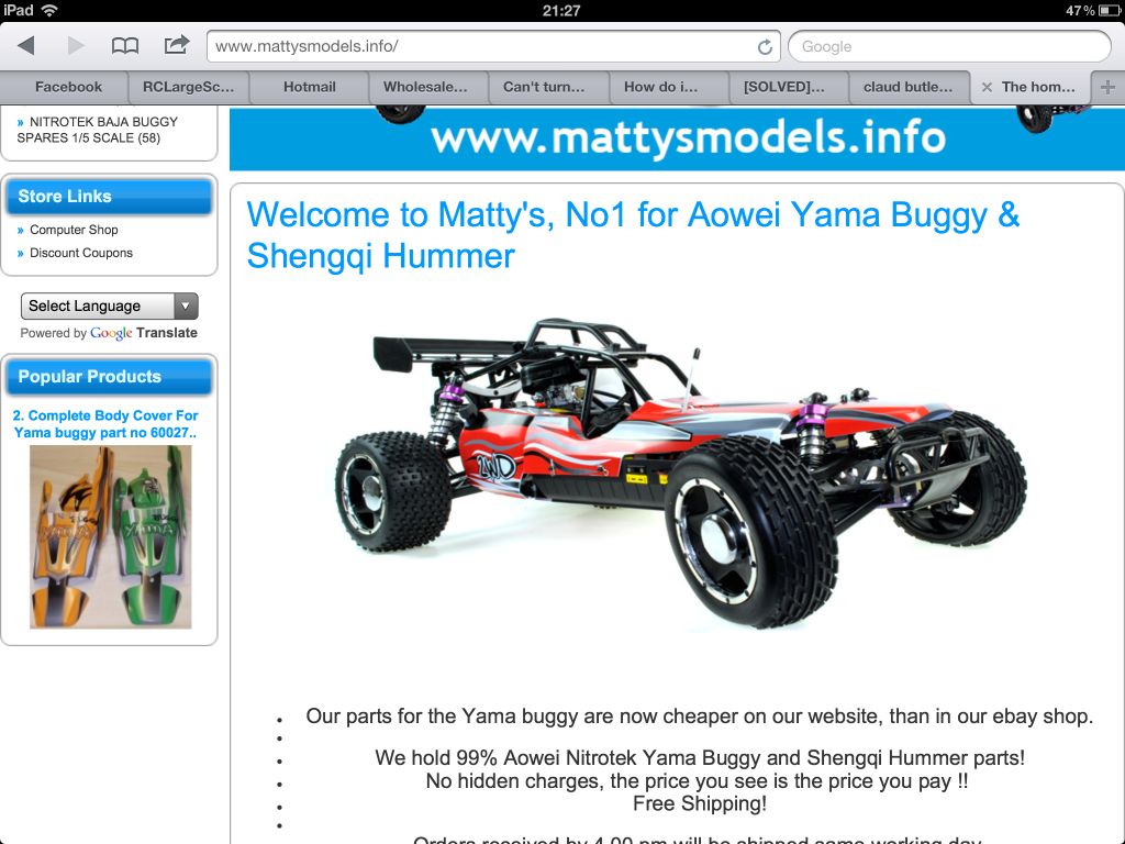 yama buggy upgrades