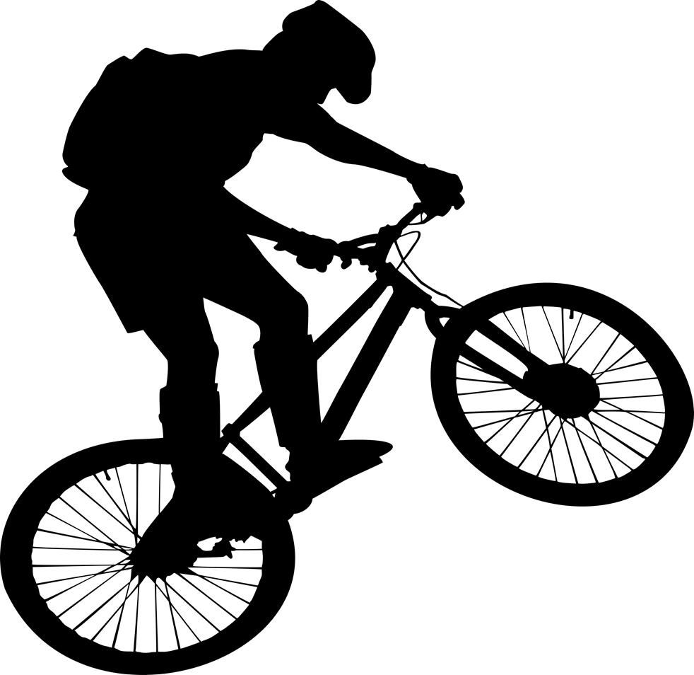 mountain bike clip art silhouette - photo #19