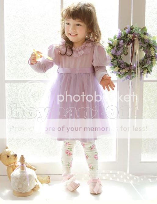 New Kids Toddlers Girls Lovely White Pink Flower Leggings Pants AGE2 7Y