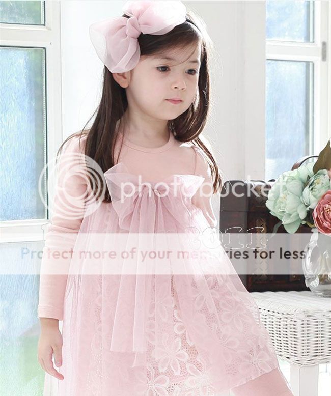 New Kids Toddlers Girls Princess Long Sleeve Top Tutu Dress AGE2 7 Years