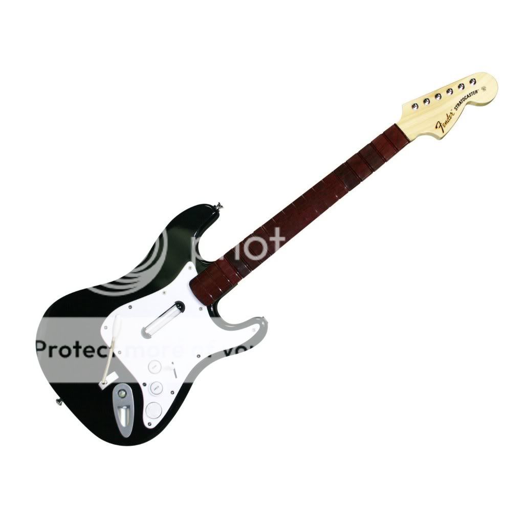 Xbox 360 Rock Band 3 Wireless Fender Stratocaster Guitar Controller 