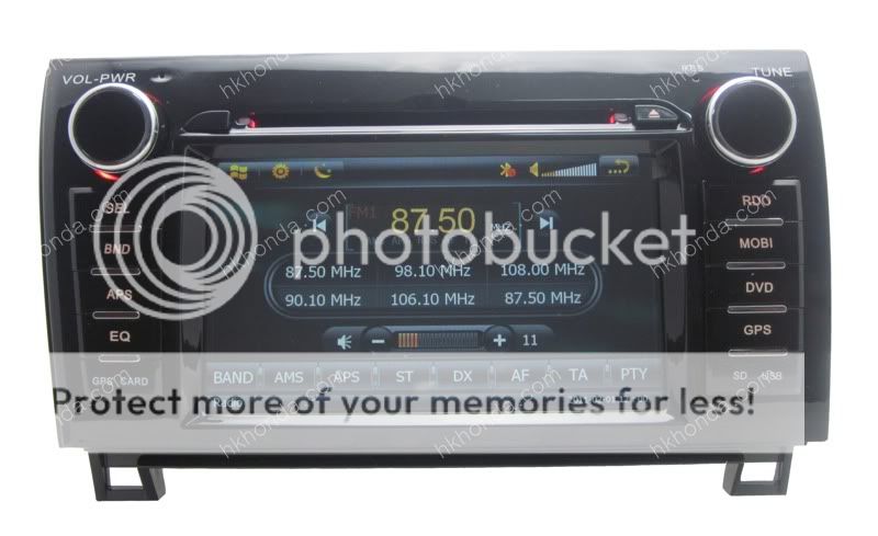 2007 2011 toyota tundra dvd gps radio ipod analog tv bluetooth PIP 